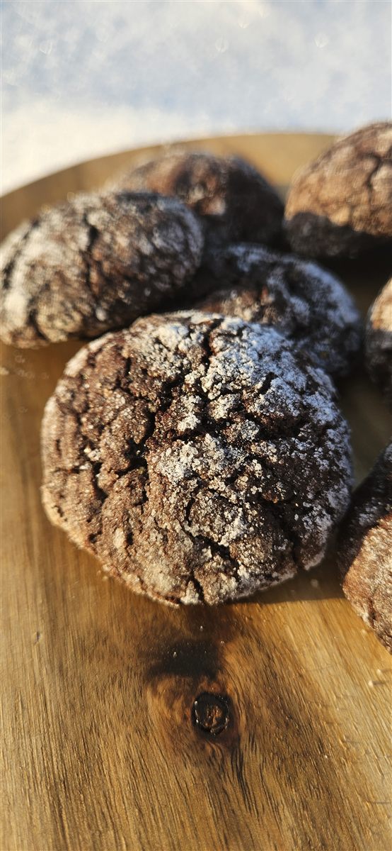 Krokainie šokolādes cepumi